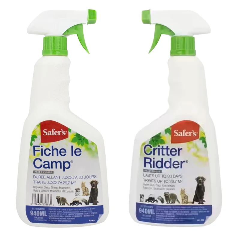 Répulsif pour animaux Fiche le Camp (Granules et Vaporisateur)
