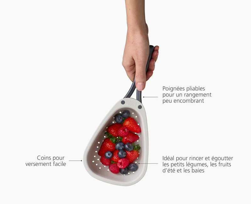 Mini Égouttoir avec Poignées Pliantes Droplet™