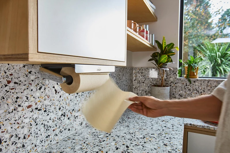 Porte-Rouleau de Cuisine Sous-Étagère RollGrip™