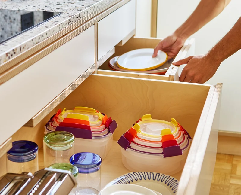 8 Boîtes Alimentaires Empilables Variés Nest™