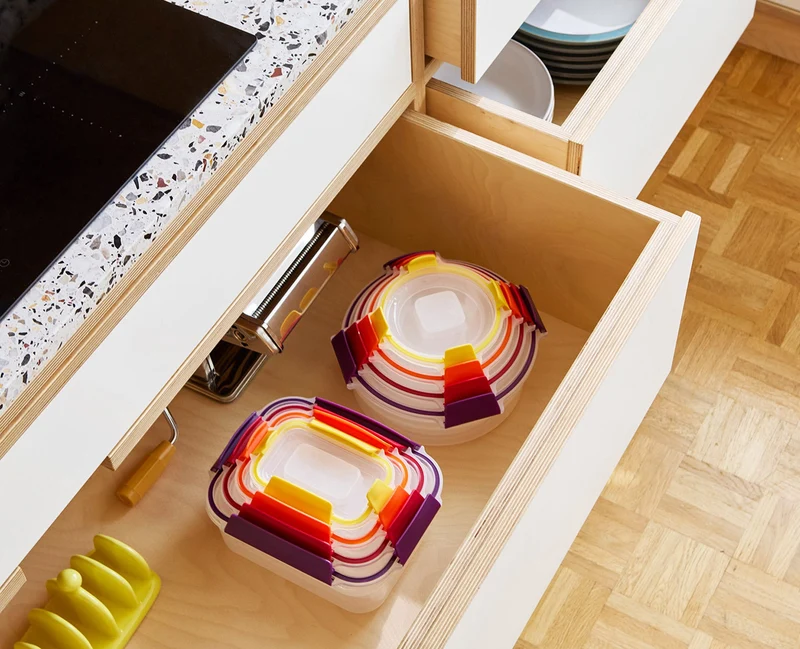 8 Boîtes Alimentaires Empilables Variés Nest™