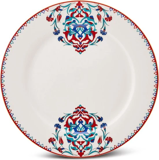 Karaca Nakkaş 6 Kişilik 24 Parça Porselen Yemek Takımı