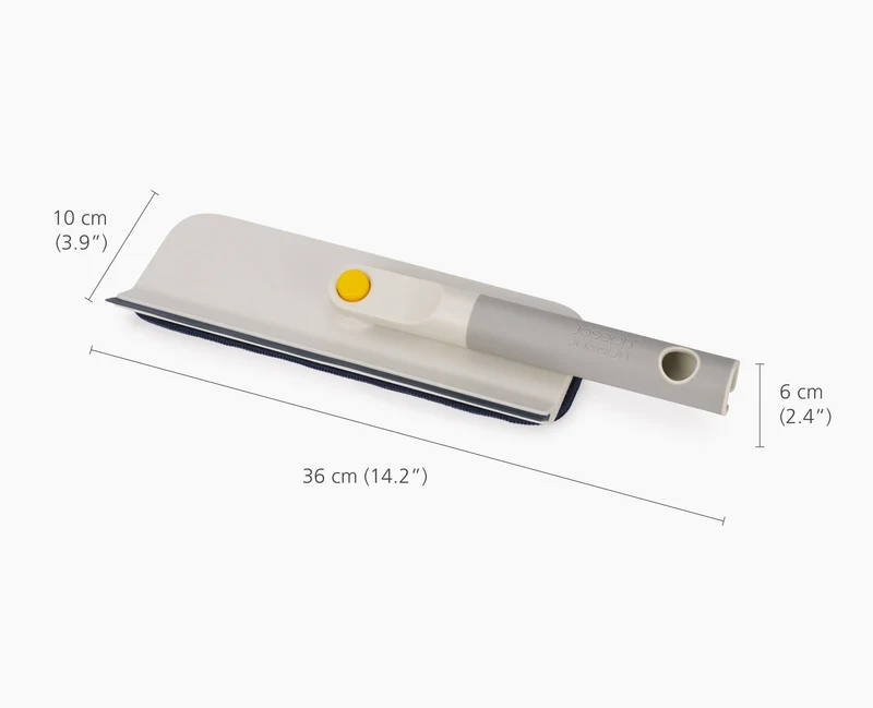 Raclette pour Vitres avec Microfibre 2-en-1 CleanTech™