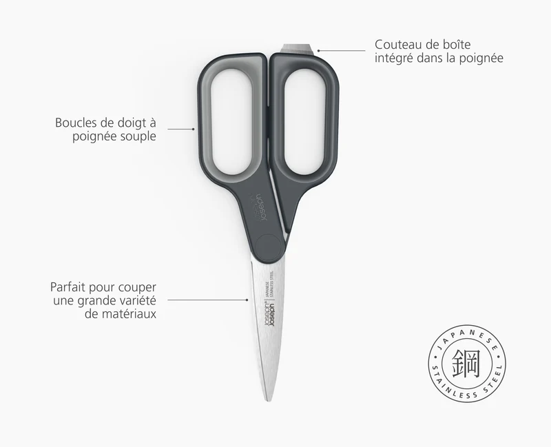 Ciseaux Polyvalents avec Coupe Carton PlusCut™