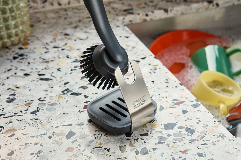 Brosse à Vaisselle & Support en Inox SinkTech™