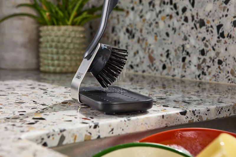 Brosse à Vaisselle avec Tête d'Éponge Interchangeables SinkTech™