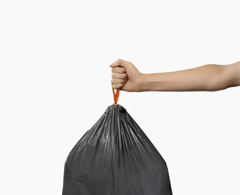Lot de 4 sacs poubelles recyclés gris IW7 20L