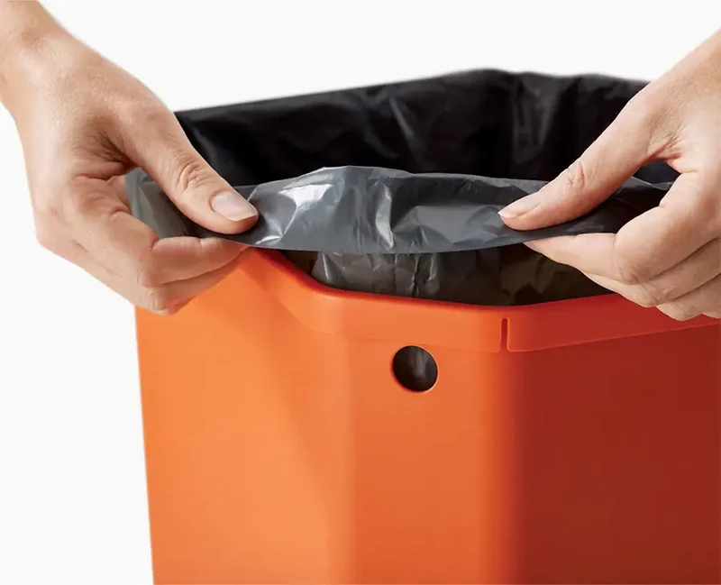 Lot de 4 sacs poubelles recyclés gris IW7 20L