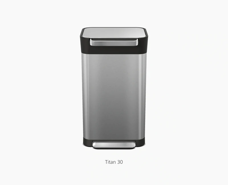 Lot de 4 sacs poubelles recyclés gris IW4 50L