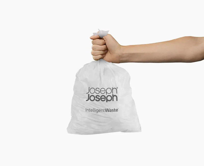 Lot de 4 sacs poubelles pour déchets alimentaires blancs IW2 4L
