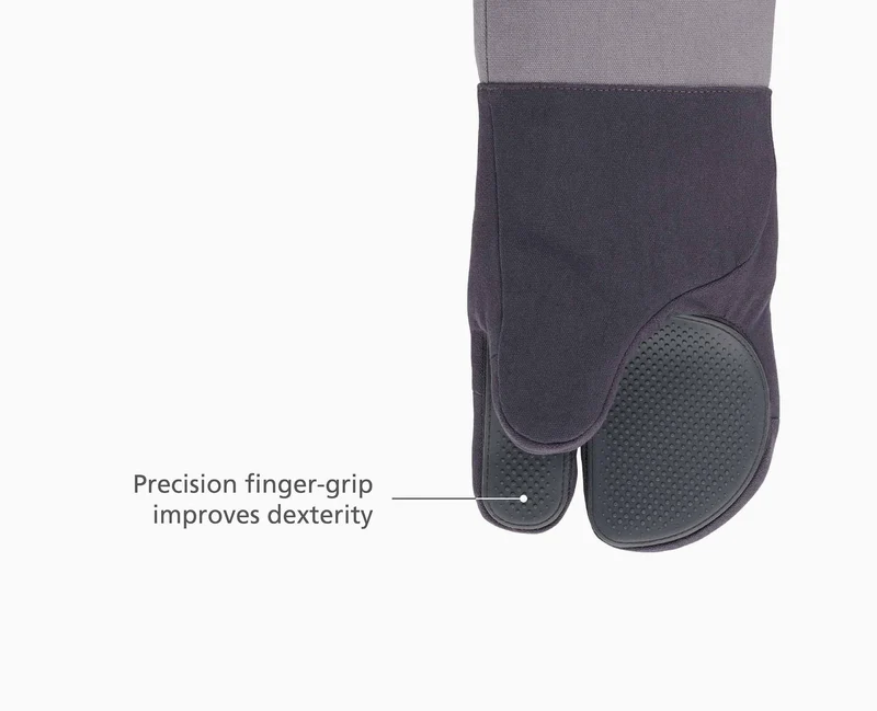 Ensemble de 2 gants de cuisine Pinch™ Easy-grip gris