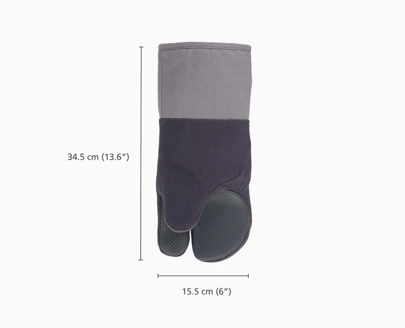 Ensemble de 2 gants de cuisine Pinch™ Easy-grip gris