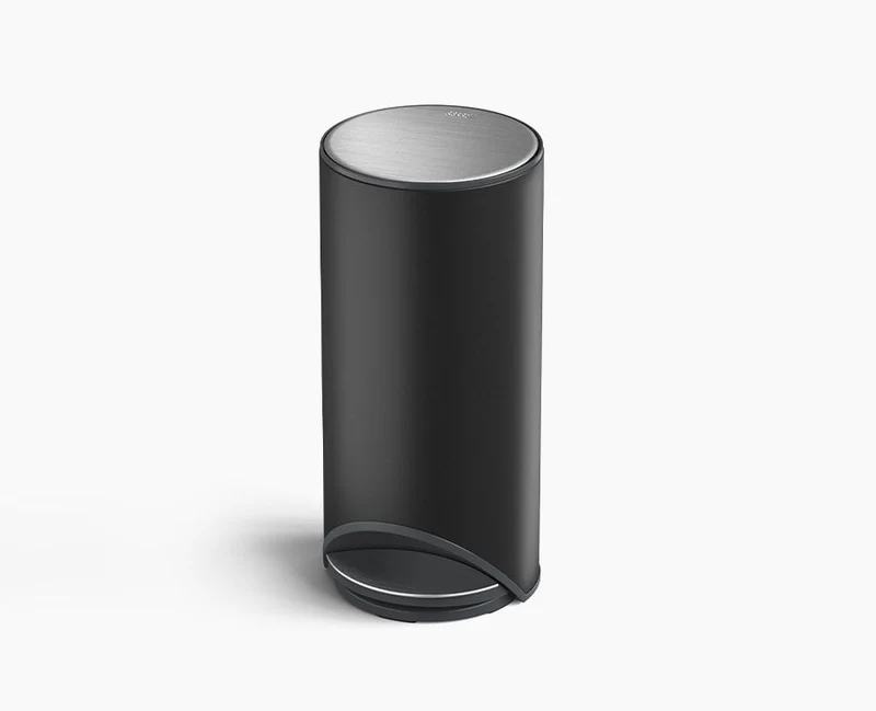Poubelle 30l Noir Mat Arc™ Easy-Push