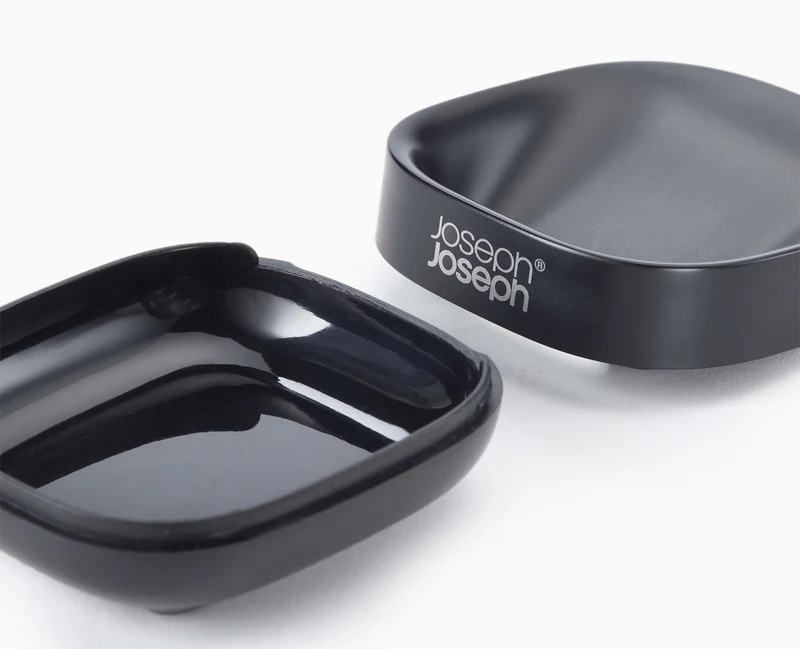 Porte-Savon Noir Mat Compact Slim™