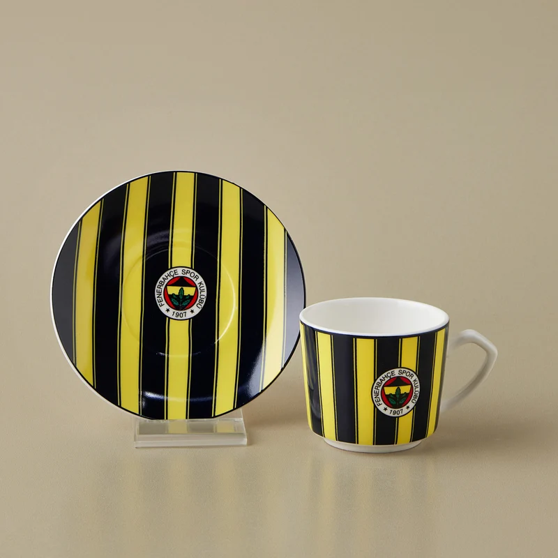 Karaca x Fenerbahçe Lisanslı 6 Kişilik Kahve Fincan Takımı 80 ml
