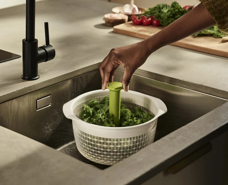 Essoreuse à Salade et Passoire 2-en-1 en Vert Spindola™