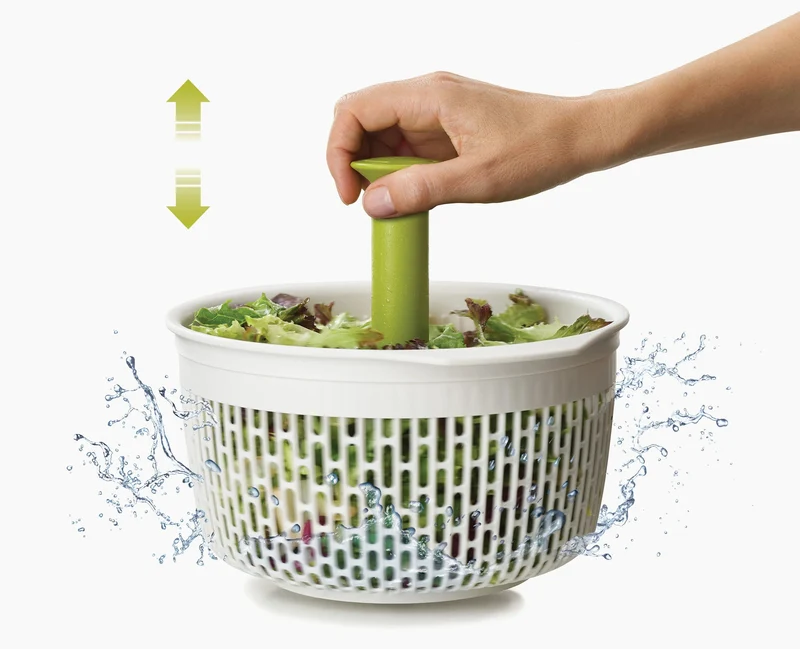 Essoreuse à Salade et Passoire 2-en-1 en Vert Spindola™