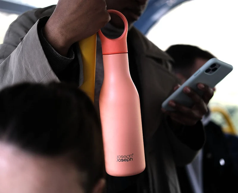 Gourde Isotherme Corail en Inox 500ml Loop™
