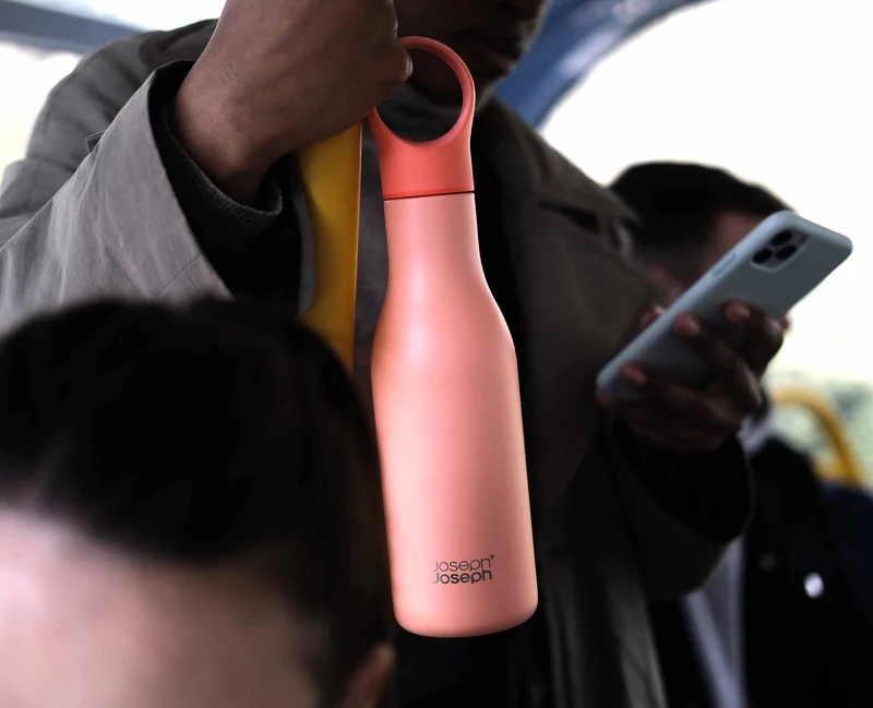 Gourde Isotherme Corail en Inox 500ml Loop™