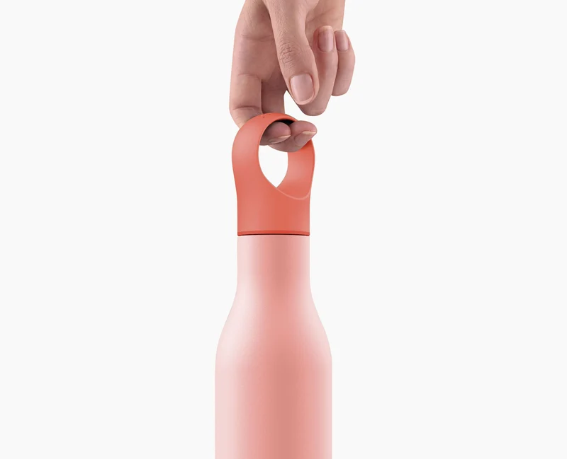 Gourde Isotherme Corail en Inox 500ml Loop™