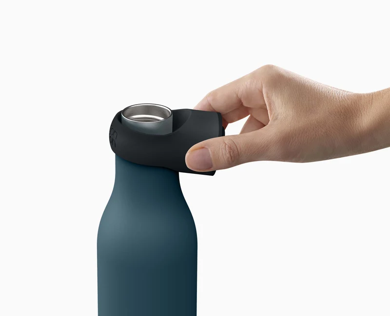 Gourde Isotherme Bleue en Inox 500ml Loop™