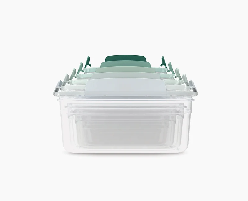 Lot de 5 Boîtes de Conservation Compactes Plastique en Vert Nest™ - Éditions