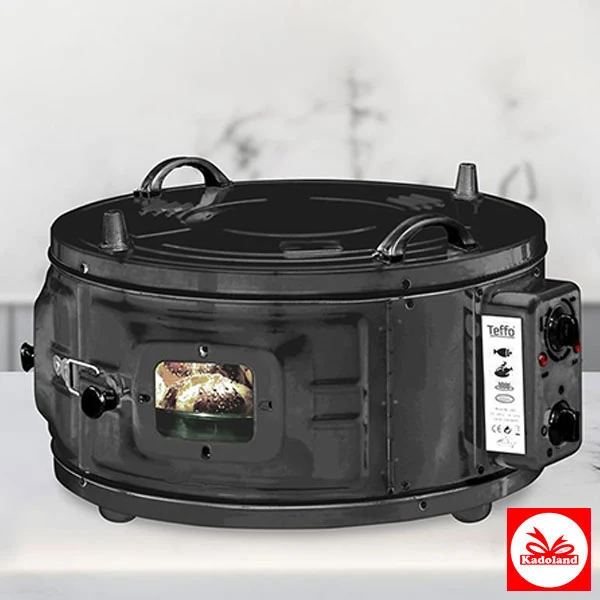 Teffo Termostatli Tepsili Elektrikli 32 Litre Davul Firin Kırmızı Renk | Tff1005
