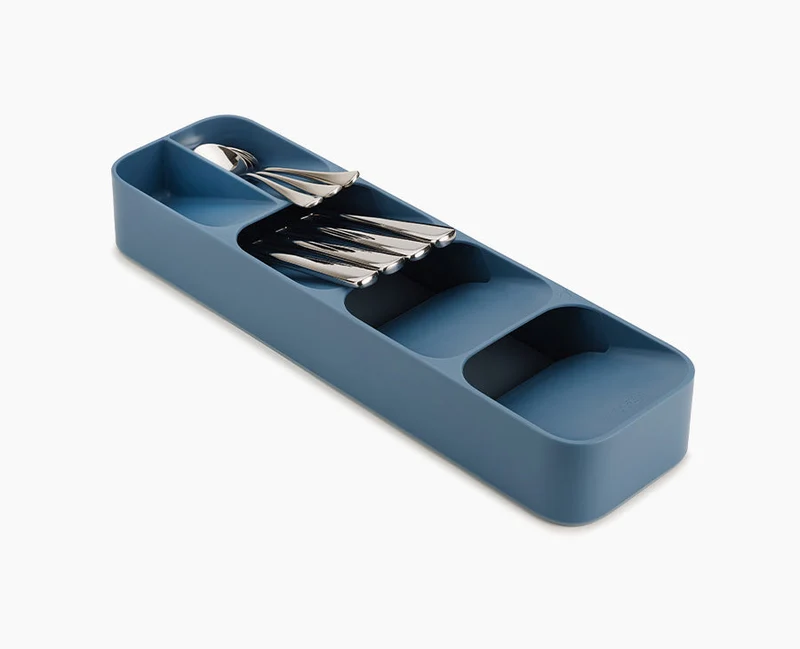 Organiseur de couverts compact Bleu DrawerStore™ - Éditions