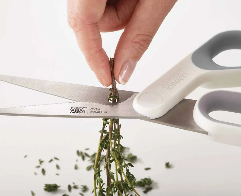 Bloc en Bois avec 5 Couteaux de Cuisine et des Ciseaux Elevate™ Fusion