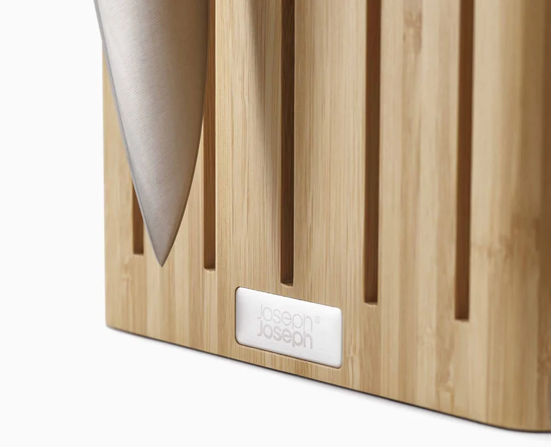 Ensemble de 5 Couteaux de Cuisine Elevate™ avec Bloc en Bambou