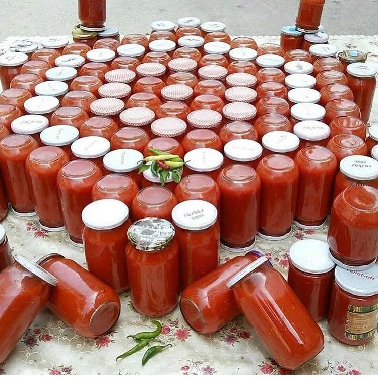 Cam Konserve Kavanozu - Kapaklar Dahil - 20'li - 1 Litre