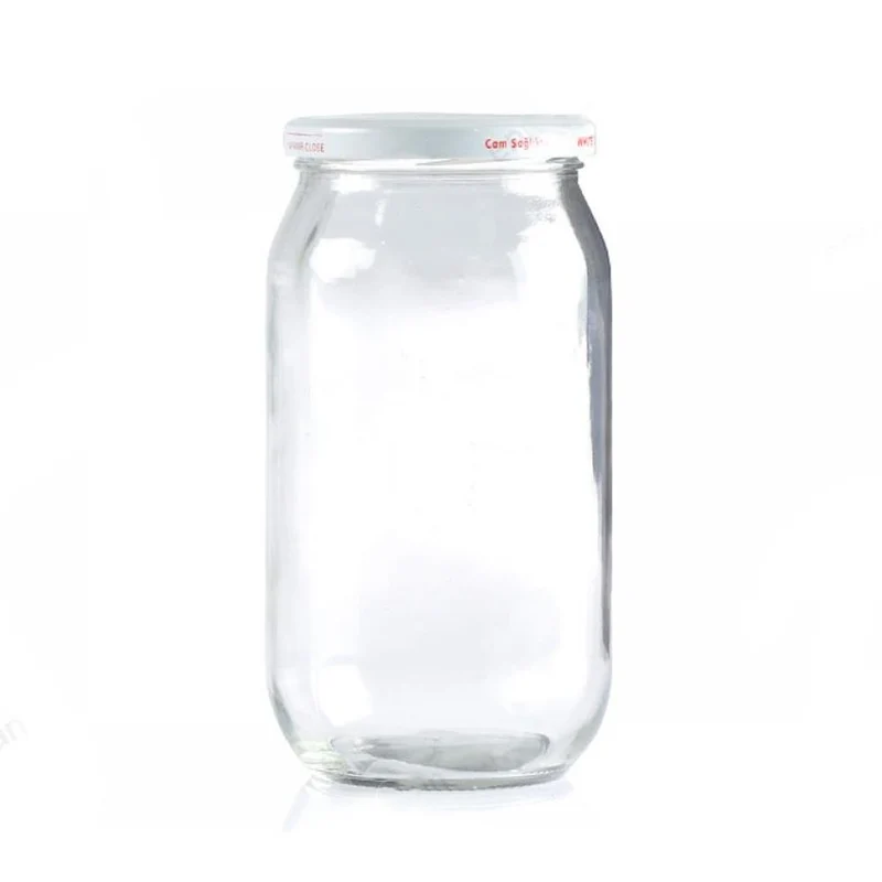 Cam Konserve Kavanozu - Kapaklar Dahil - 20'li - 1 Litre
