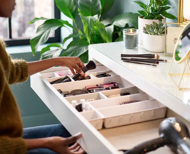 Rangement Maquillage pour Tiroir 12 Pièces