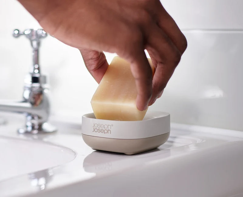 Porte-Savon Écru Compact Slim™