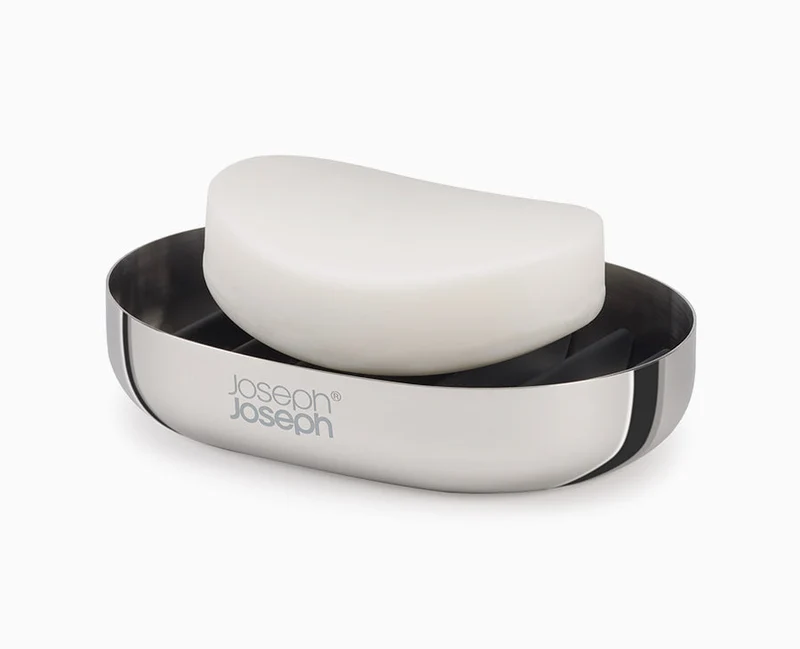 Porte-Savon Avec Égouttoir Inox EasyStore™ Luxe