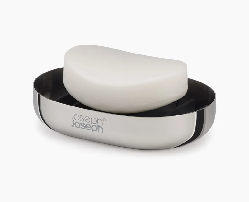 Porte-Savon Avec Égouttoir Inox EasyStore™ Luxe