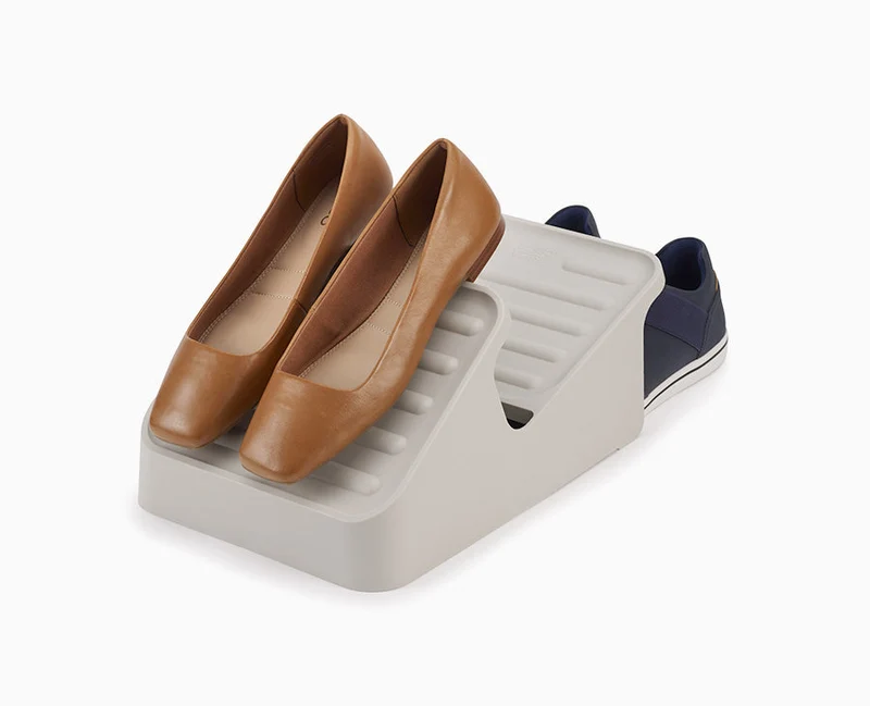 Petit Range-Chaussures Gain de Place Écru Shoe-In™