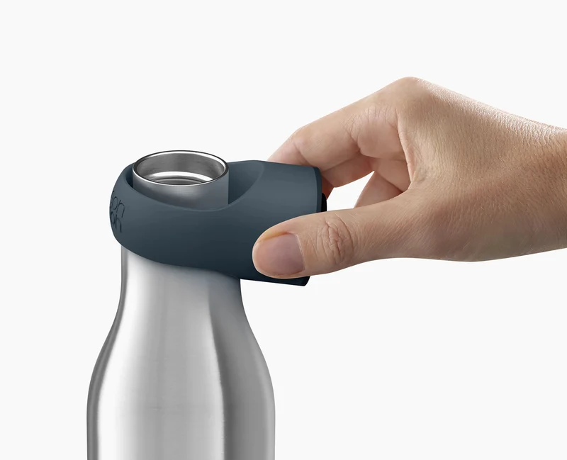 Set de Mug Réutilisable Sipp™ Steel et Gourde Isotherme Loop™ en Inox
