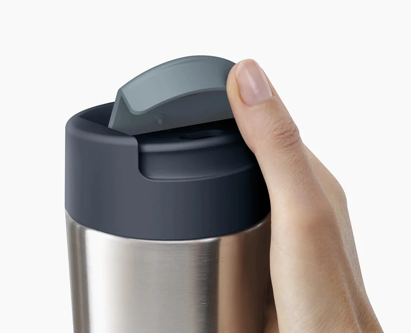 Set de Mug Réutilisable Sipp™ Steel et Gourde Isotherme Loop™ en Inox