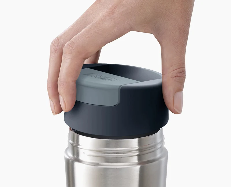 Set de Mug Réutilisable Sipp™ Steel et Gourde Isotherme Loop™ en Inox