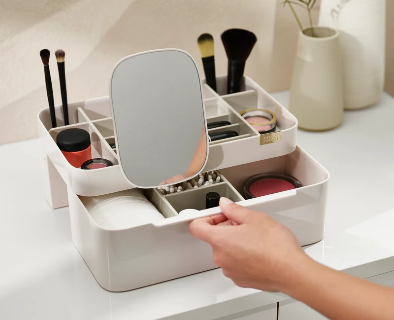 Grand Rangement Maquillage Avec Miroir Viva