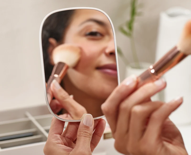 Grand Rangement Maquillage Avec Miroir Viva