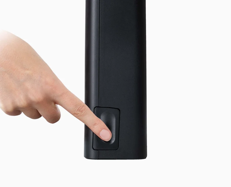 Bloc SlimBlock Noir avec 5 Couteaux de Cuisine Elevate™ et Aiguiseur