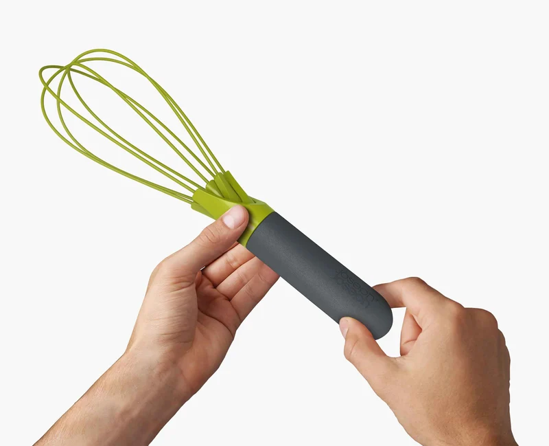 Fouet Ballon et Plat 2-en-1 en Silicone Vert Twist™