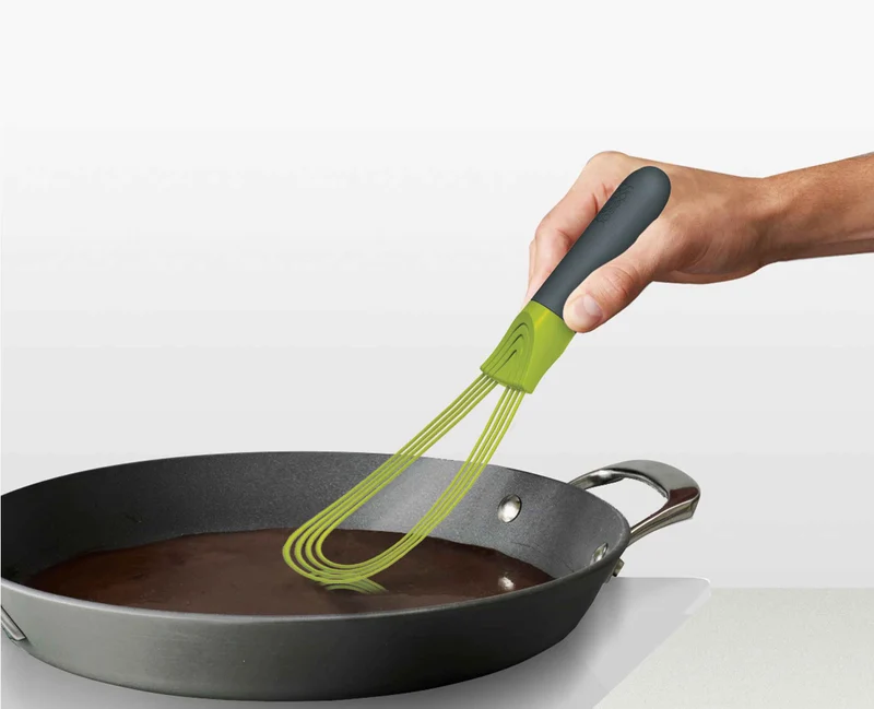 Fouet Ballon et Plat 2-en-1 en Silicone Vert Twist™