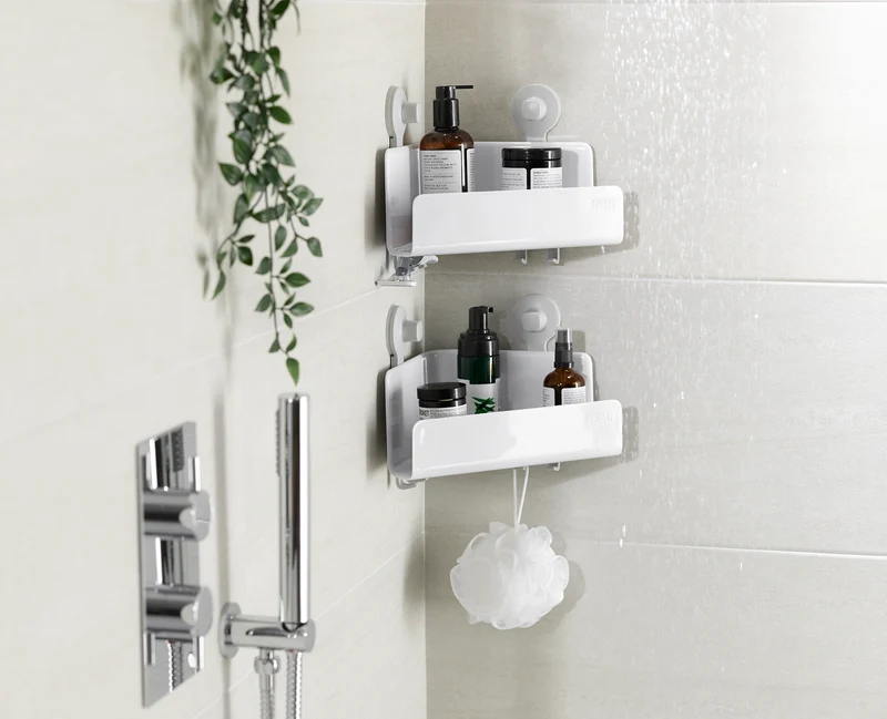 Set de 2 Étagères d'Angle de Douche EasyStore™