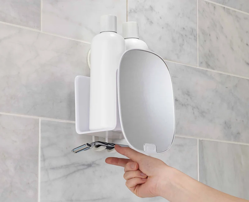 Petite Étagère de Douche avec miroir EasyStore™