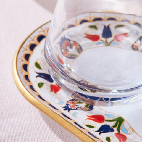 Karaca Lale 6 Kişilik 12 Parça Çay Takımı