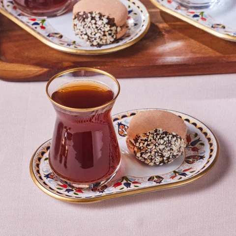 Karaca Lale 6 Kişilik 12 Parça Çay Takımı