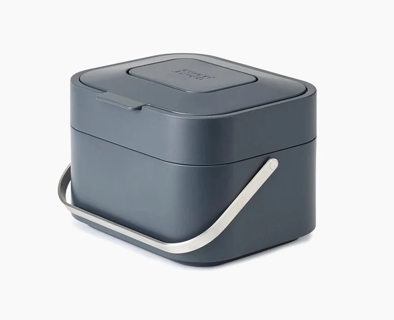 Poubelle Compost Anti Odeur Cuisine Gris Stack